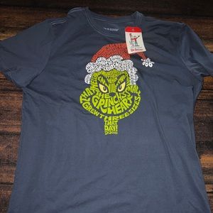Life is Good Crusher Tee Dr Seuss Grinch christmas T-Shirt XL
